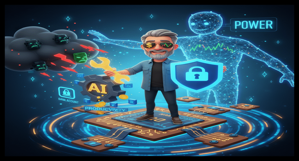 IA: Poder & Escudo Digital – A Verdade do Tiozão Raiz Tech